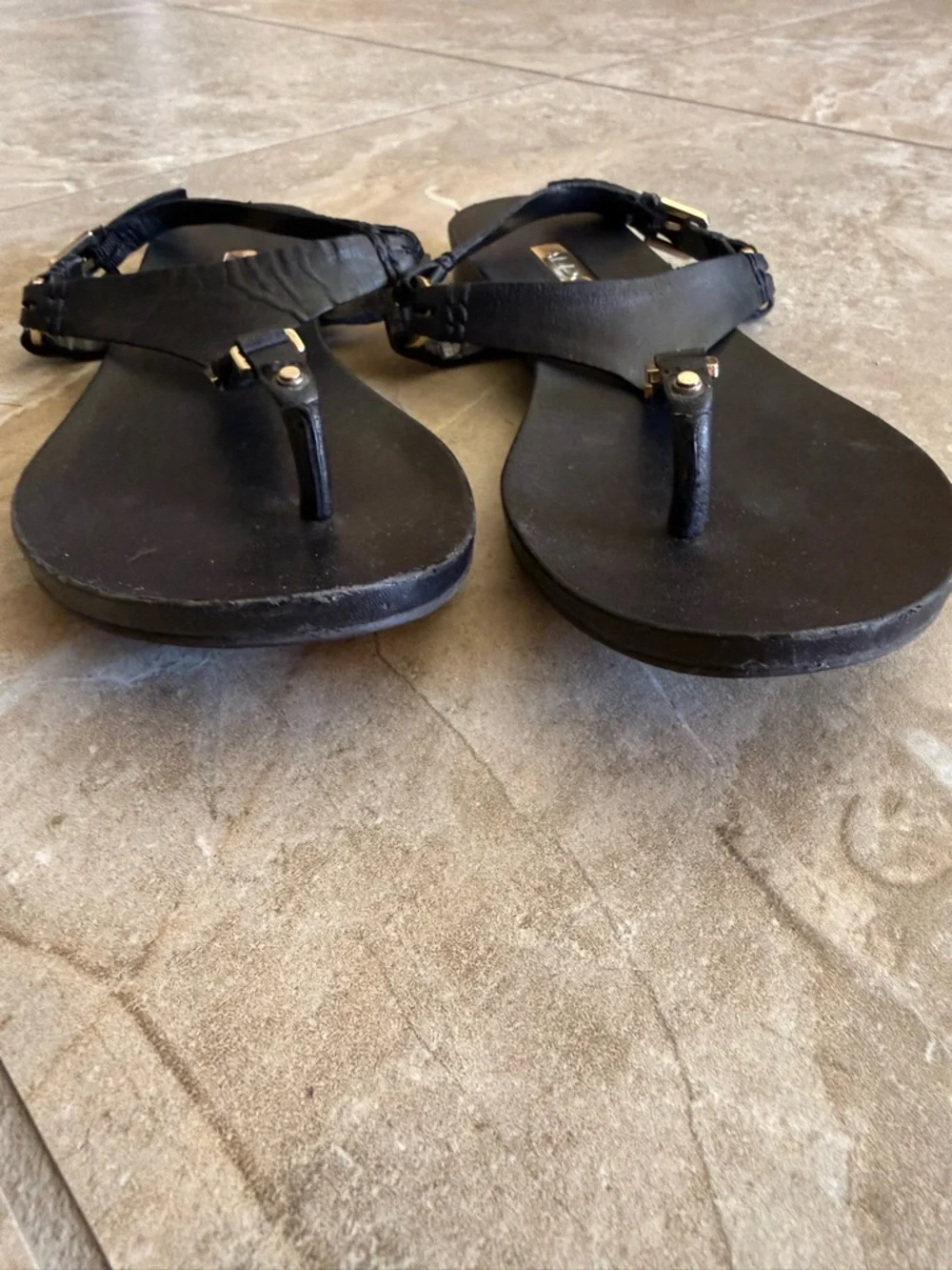 Aldo black sandals Size 8